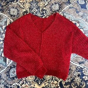 Women's Red Sweater